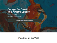 Tablet Screenshot of georgedegroat.com